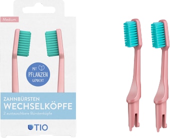Actual product image TIO Interchangeable heads 2 pack Soft Coral (Soft, 2 x)