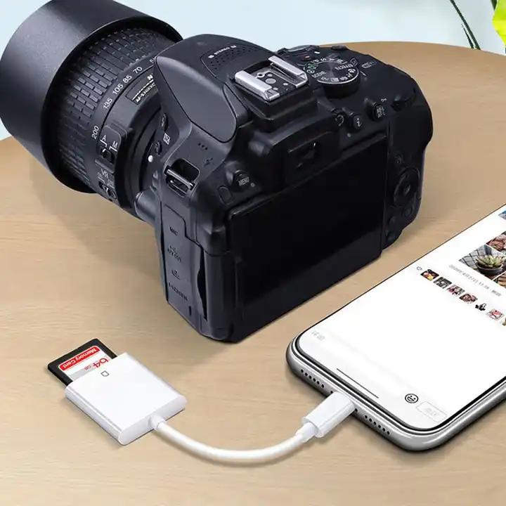 Image du produit PhoneLook Lecteur de carte mémoire SD sur Lightning / Adaptateur iPhone
