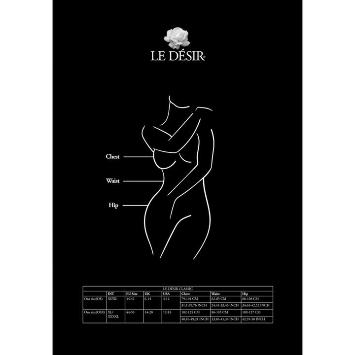 Produktbild Le Désir Suspender pantyhose with strappy waist - O/S (One Size)