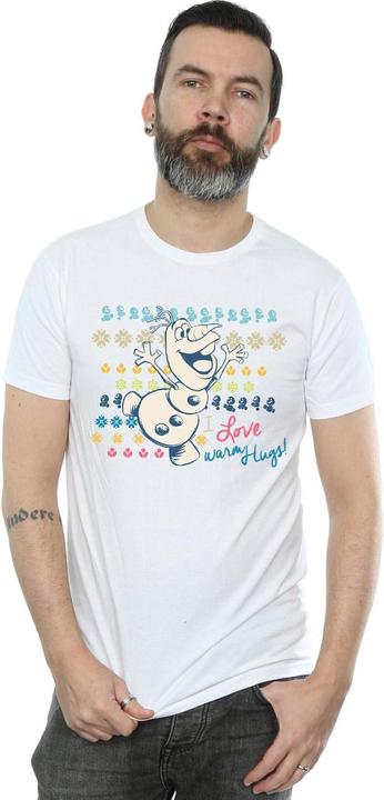 Immagine prodotto Disney Frozen I Love Warm Hugs Maglietta Uomo (4XL)