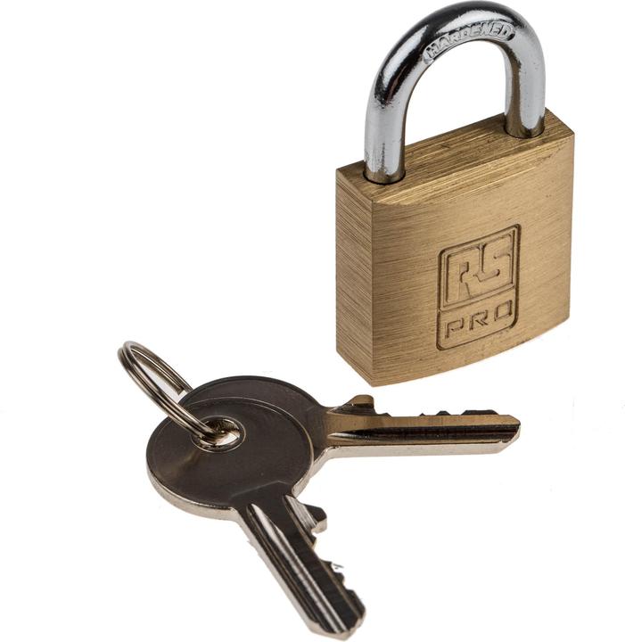 Produktbild RS PRO Solid Brass Padlock 30 mm