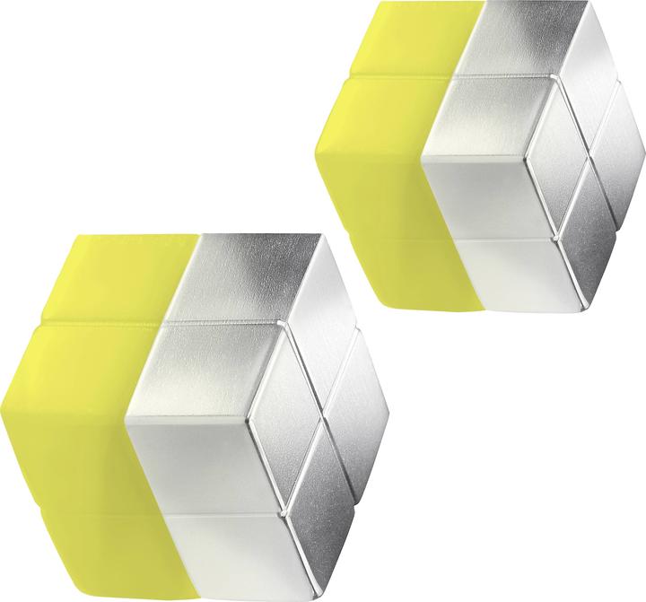 Actual product image Sigel SuperDym magnets C10 Extra-Strong, up to 13 sheets (A4, 80g/m²), cube design, 20x20 mm, 2 pcs. (2 x)
