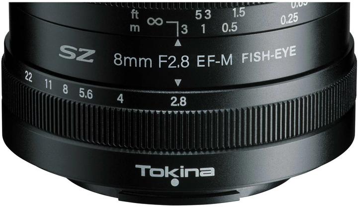 Image du produit Tokina SZ 8mm 1:2.8 Fisheye Canon EF-M (Canon EF-M, APS-C / DX)