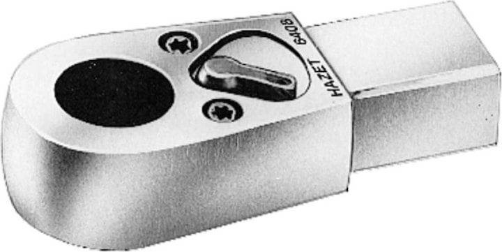 Actual product image HAZET Insert reversible ratchet for bits 6408 ∙ Insert square 9 x 12 mm ∙ Hexagon, hollow 6.3 (1/4 …
