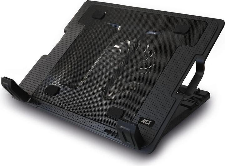 ACT Support de refroidissement pour ordinateur portable, jusqu'à 17", hauteur réglable (5 positions)