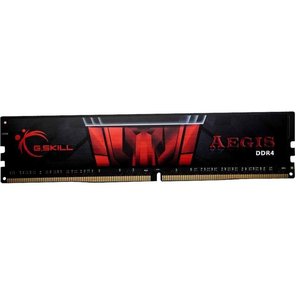 G.Skill Aegis (1 x 4GB, 2400 MHz, DDR4-RAM, DIMM), RAM, Schwarz