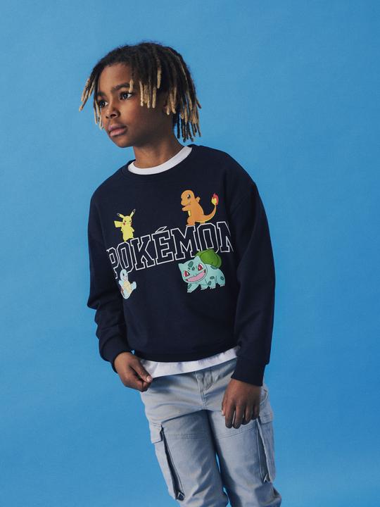 Produktbild Name it Nkmday Pokemon Nreg Sweat Bru Noos Sky (122, 128)