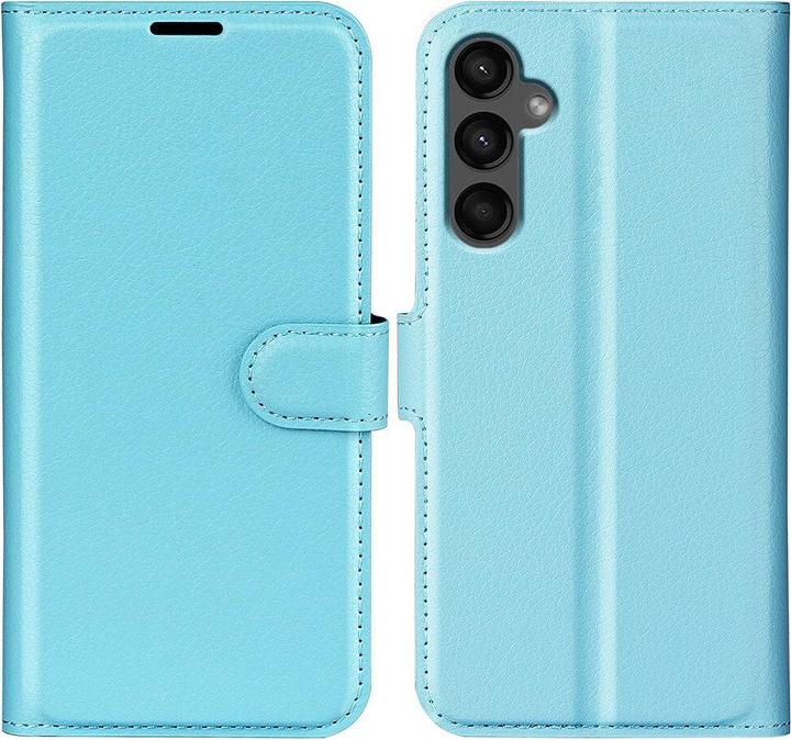 Cover-Discount Galaxy A15 - Leather case blue (Samsung Galaxy A15)