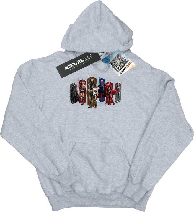 Produktbild Justice League Movie Team Hexagons Kapuzenpullover (S)