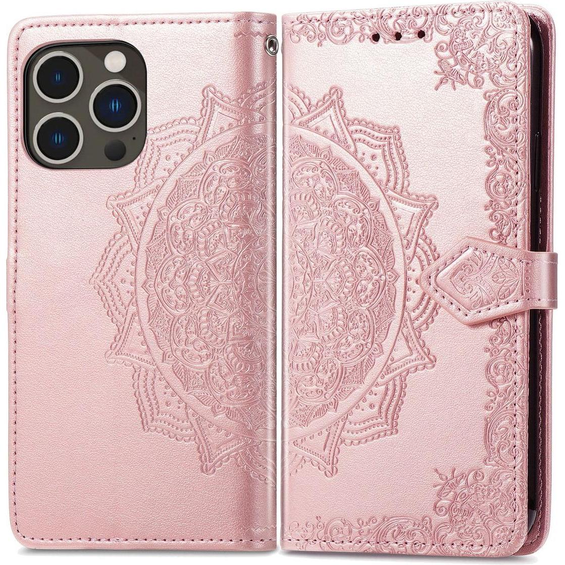 König Design Hülle Handy Schutz für Apple iPhone 15 Pro Max Case Cover Klapp Tasche Wallet (Apple iPhone 15 Pro Max), Sm...