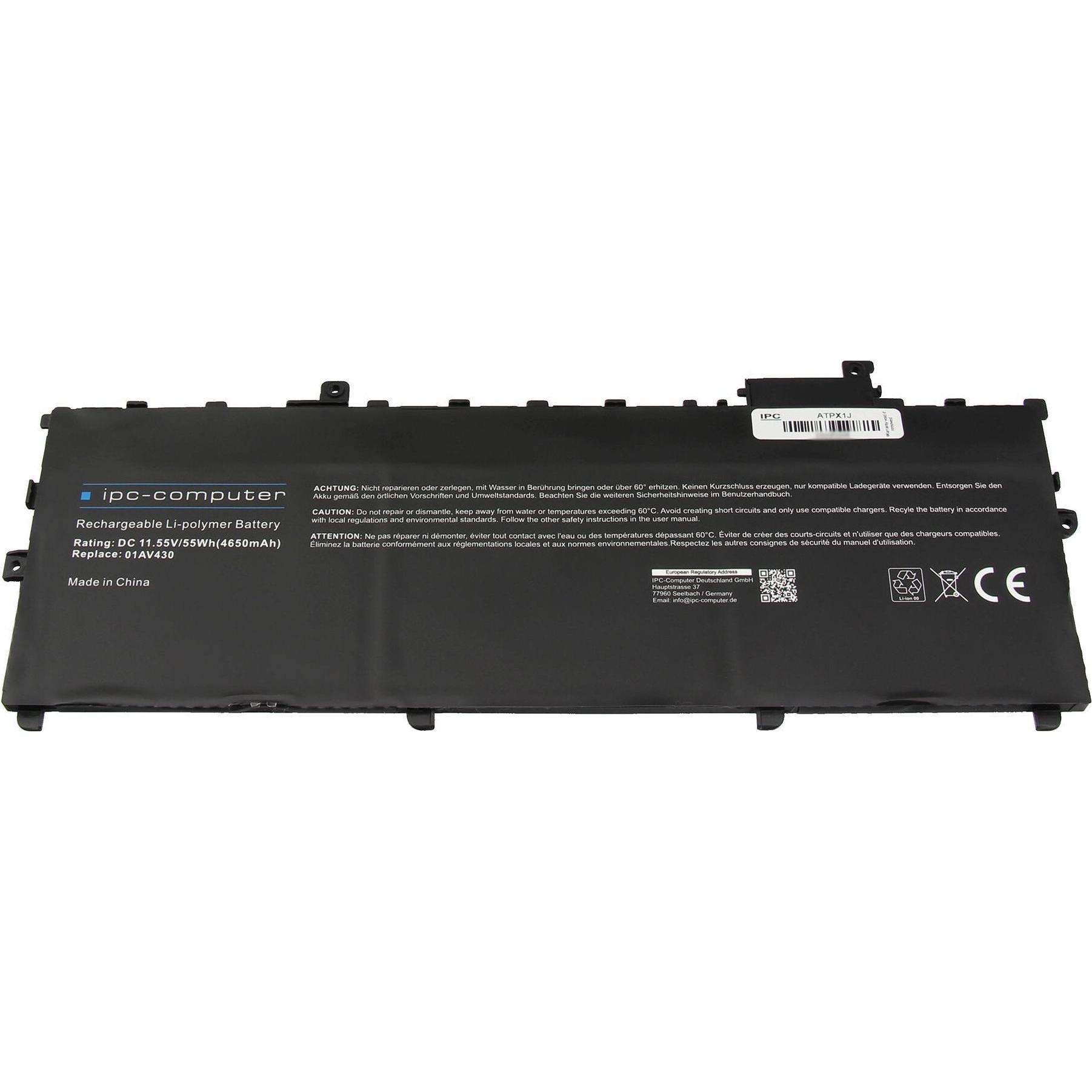 IPC 01AV431 (3 Zellen, 4800 mAh), Notebook Akku
