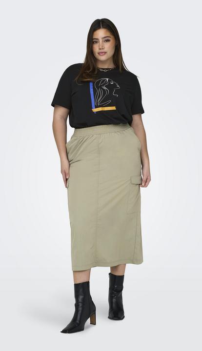 Produktbild Only Hohe Taille Curve Langer Rock Rock (52)