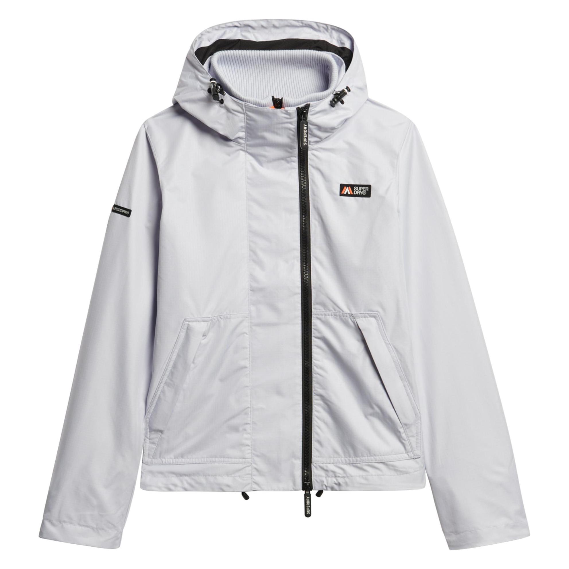 Superdry, Damen, Outdoorjacken, Mountain Windbreaker Jacke Mit Kapuze (L), Violett, L