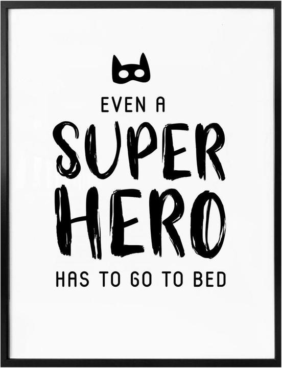 Produktbild Trenddeko Even a super hero (24 x 30 cm)