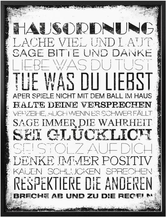 Image du produit Trenddeko Règlement intérieur (60 x 80 cm)