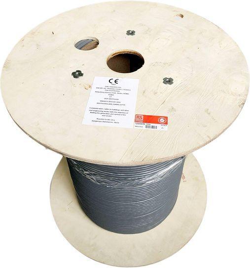 Image du produit RS PRO Câble Ethernet Cat.7, 500m, gris Câble de pose S/FTP, LSZH (S/FTP, CAT7, 500 m)