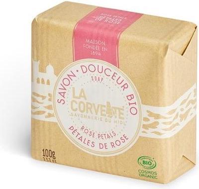 La Corvette Douceur Bio Rosenblätter fest (Hartseife)