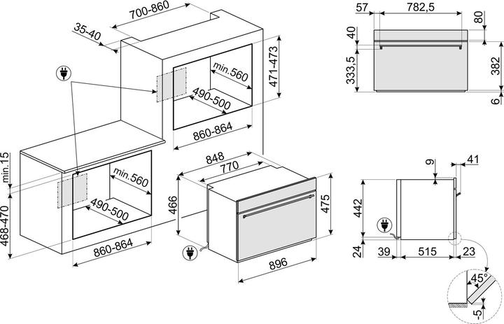 Actual product image Smeg Multifunctional oven Sfr9302tx