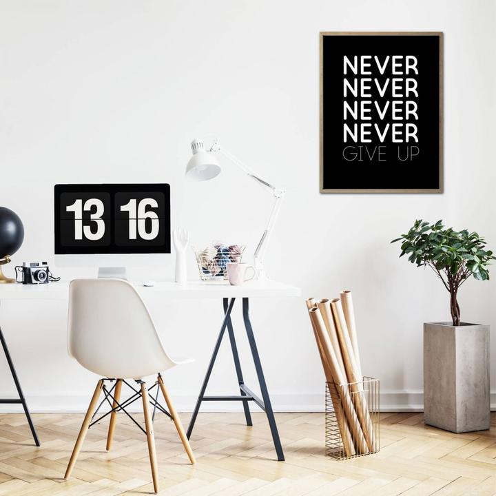 Image du produit Trenddeko Ne jamais abandonner (40 x 50 cm)