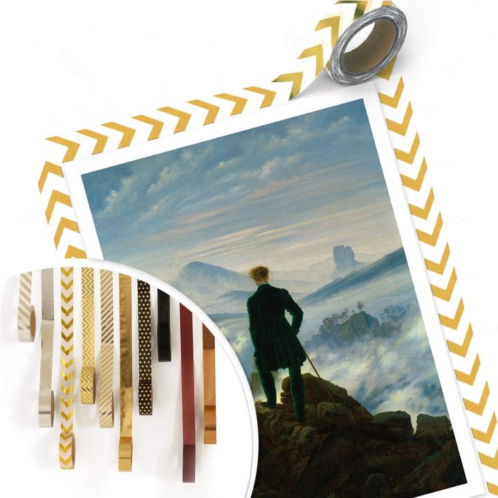 Produktbild Trenddeko Friedrich - Der Wanderer über dem Nebelmeer (40 x 50 cm)