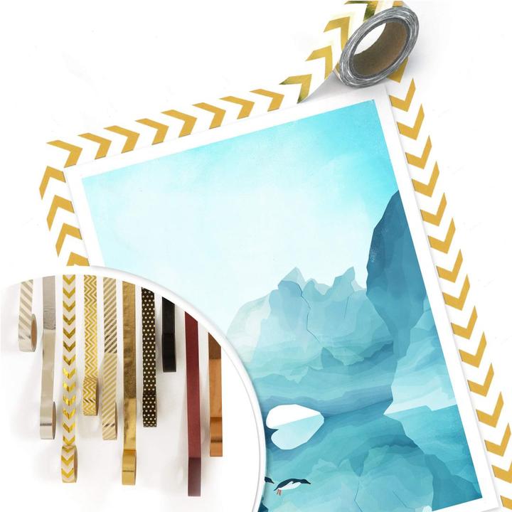 Immagine prodotto Trenddeko Goed Blue - Pinguini (40 x 50 cm)