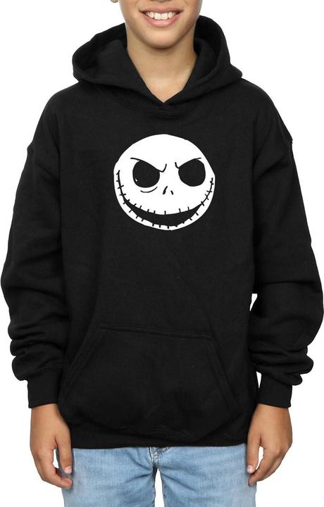 Produktbild Disney Nightmare Before Christmas Jack Skellington Face Kapuzenpullover Jungen (116)