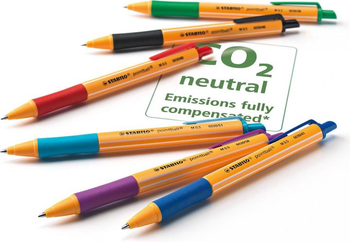 Produktbild STABILO pointball Druck-Kugelschreiber (Blau, 1 x)