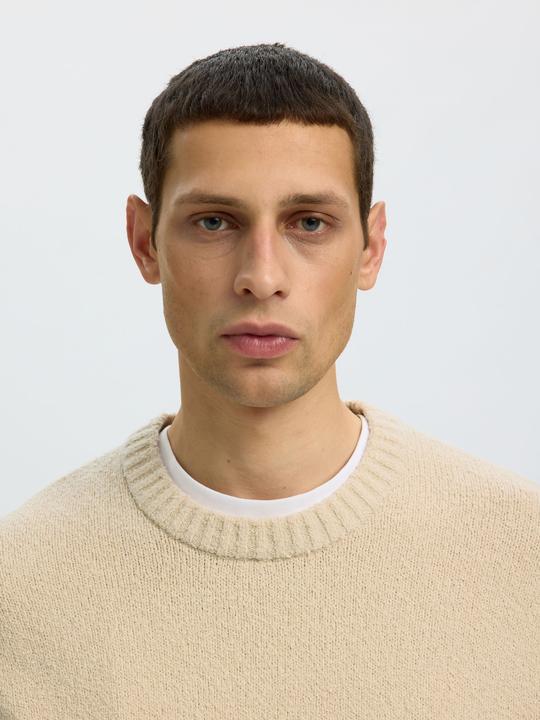 Image du produit Selected Slhalex Ls Knit Relaxed Crew Neck Noos (XL)