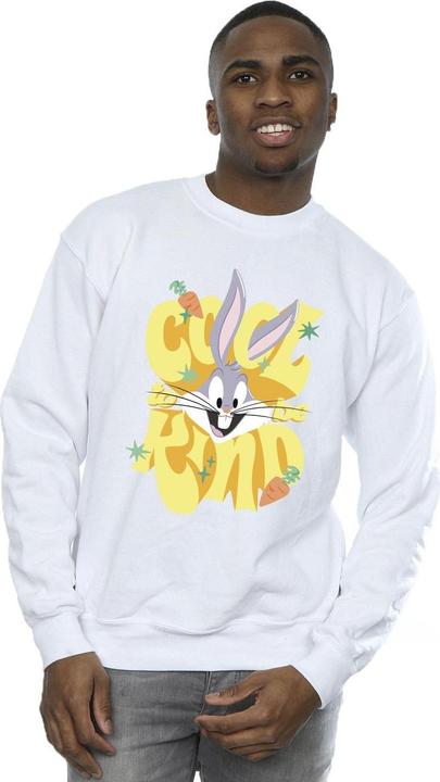 Actual product image Looney Tunes Mens Bugs Cool To Be Kind Sweatshirt (S)