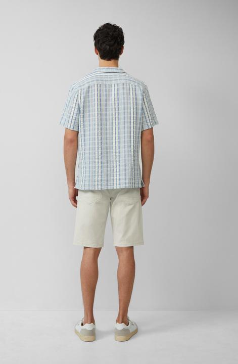 Actual product image S.Oliver Hemd Resort Fit: Kurzarm-Hemd mit Jacquard-Streifen (L)