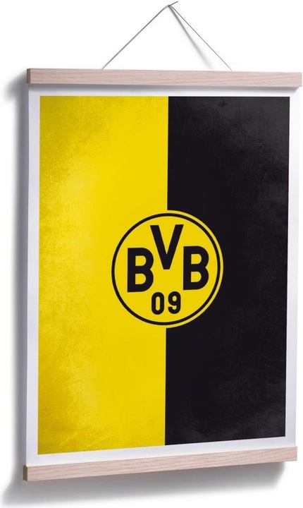 Produktbild Borussia Dortmund BVB Logo Gelb Schwarz (80 x 100 cm)