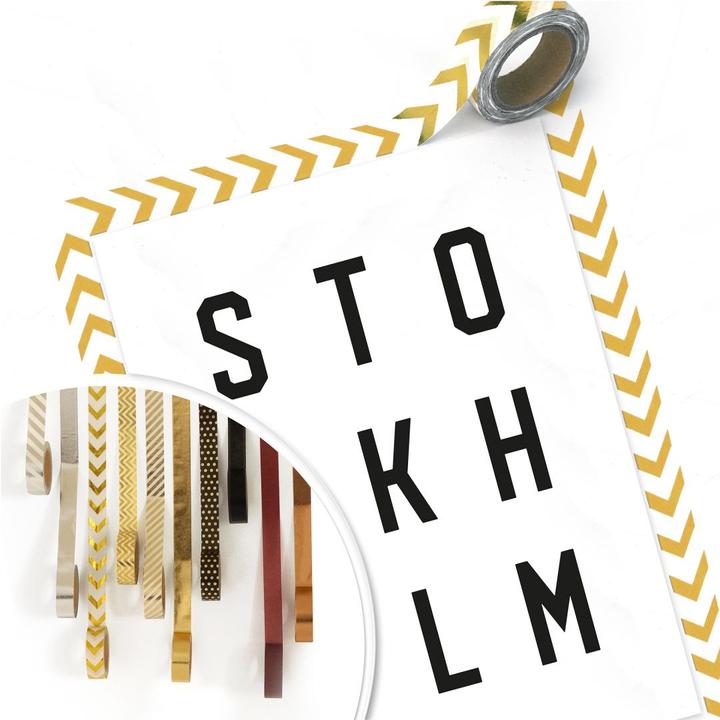 Image du produit Trenddeko Typographie Stockholm (24 x 30 cm)