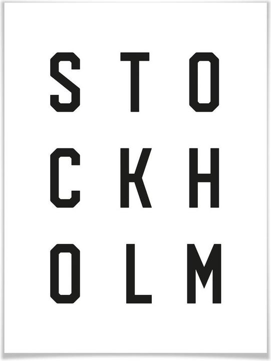 Immagine prodotto Trenddeko Tipografia Stoccolma (40 x 50 cm)