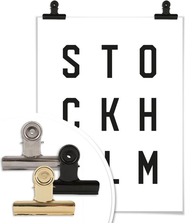 Image du produit Trenddeko Typographie Stockholm (24 x 30 cm)