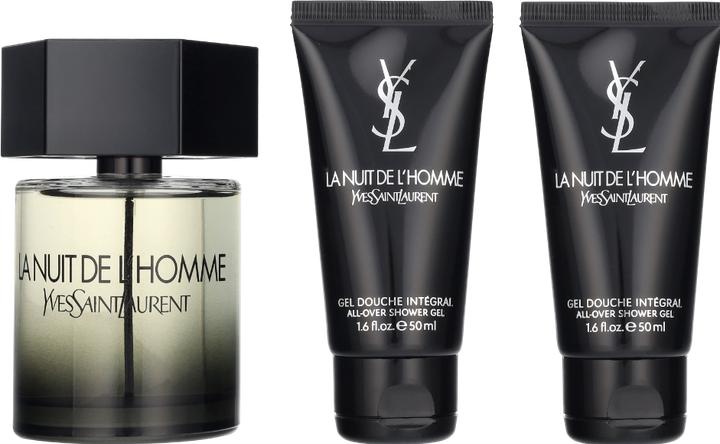 Actual product image Yves Saint Laurent La Nuit de l'Homme Eau de Toilette 100ml Set + Showergel 50ml + Showergel 50ml (Perfume set)