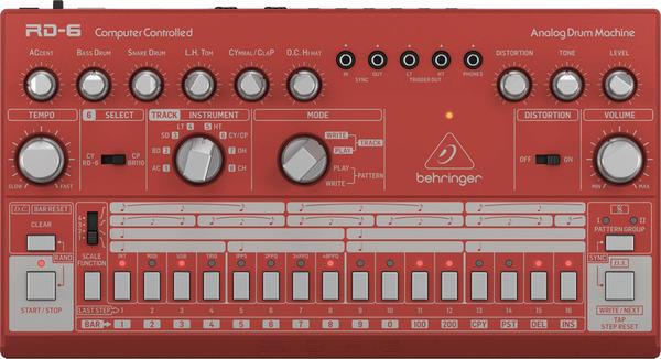 Produktbild Behringer RD-6 -analoginen rumpukone, punainen