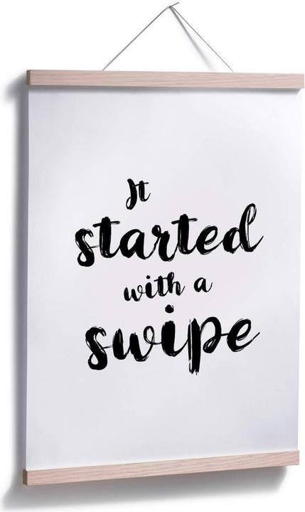 Produktbild Trenddeko It started with a swipe (100 x 120 cm)