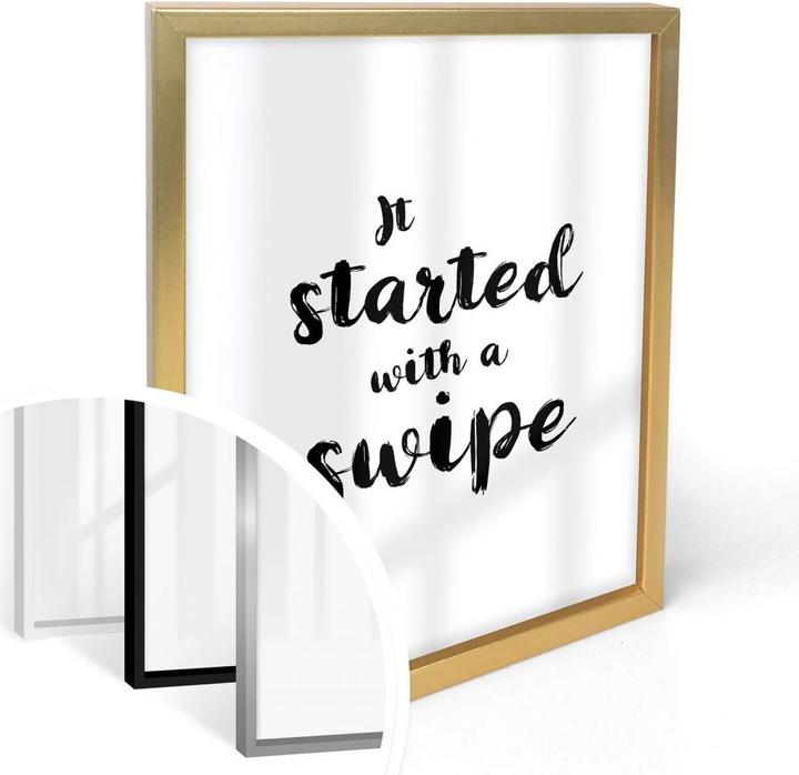 Produktbild Trenddeko It started with a swipe (100 x 120 cm)