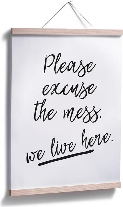 Image du produit Trenddeko Please excuse the mess (30 x 40 cm)