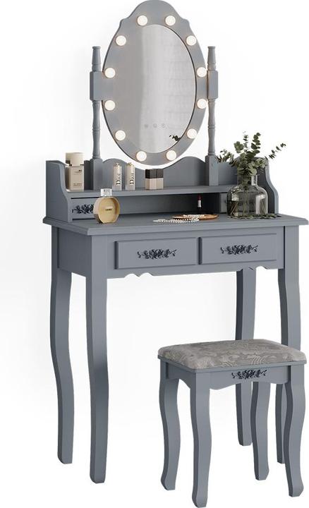 Immagine prodotto Vicco Maggie con illuminazione a LED e sgabello (75 x 40 x 146,5 cm)