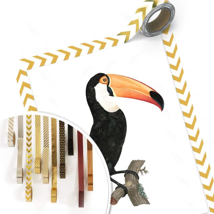 Produktbild Trenddeko Tukan auf einem Ast (30 x 40 cm)