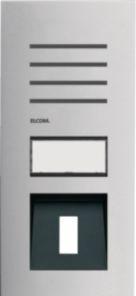 Actual product image Elcom ELCO REV111Y Door station audio 1/1 2-wire stainless steel matt ONE for fingerprint reader (Wired)