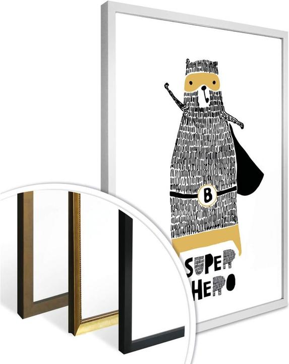 Produktbild Trenddeko Bärenstarker Superheld (30 x 40 cm)