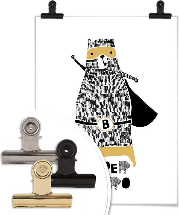 Produktbild Trenddeko Bärenstarker Superheld (30 x 40 cm)