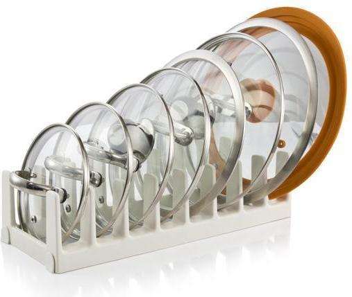 Actual product image Tescoma Pot lid holder FlexiSPACE 370 x 148 mm (Plastic)