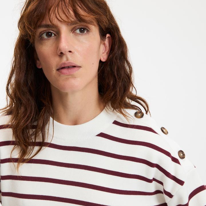 Produktbild La Redoute Collections Matrosenpullover aus reiner Baumwolle (XXL)