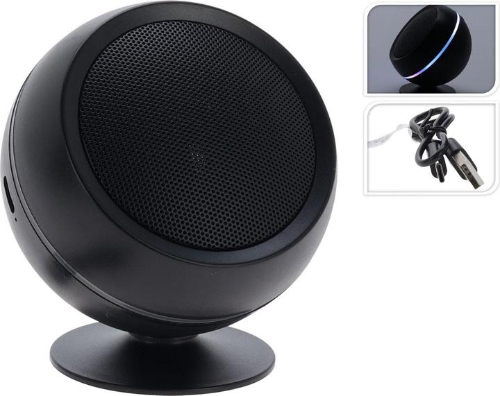 Actual product image ProWorld Mini speaker with LED strip, Bluetooth 5.0 (3 h)