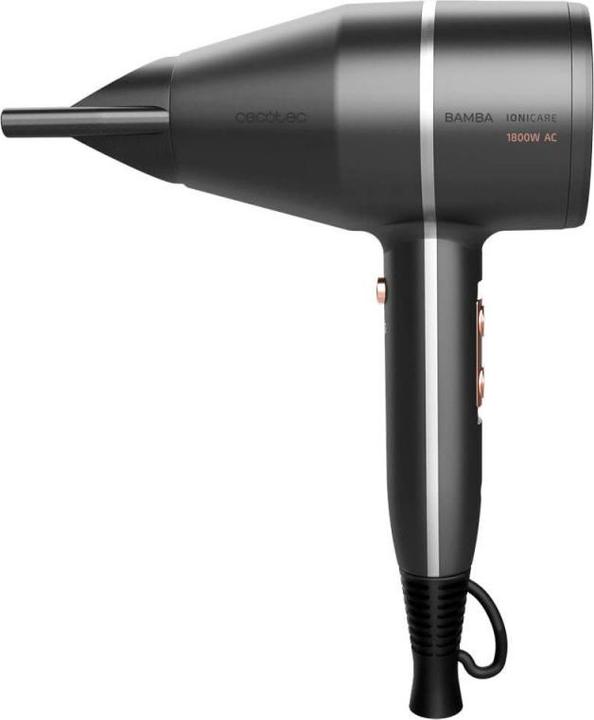 Produktbild Cecotec Bamba IoniCare 5500 PowerStyle Hair Dryer 1800W with HairCare Technology Dark Grey (1800 W)