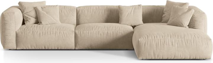 Image du produit Micadoni Canapé D'Angle Droit Modulaire, "Martina", 3 Places, 332x176x75 Fabriqué en Europe (Canapé d'angle)