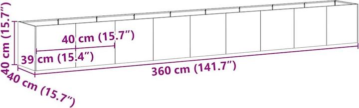 Produktbild vidaXL Pflanzkübel